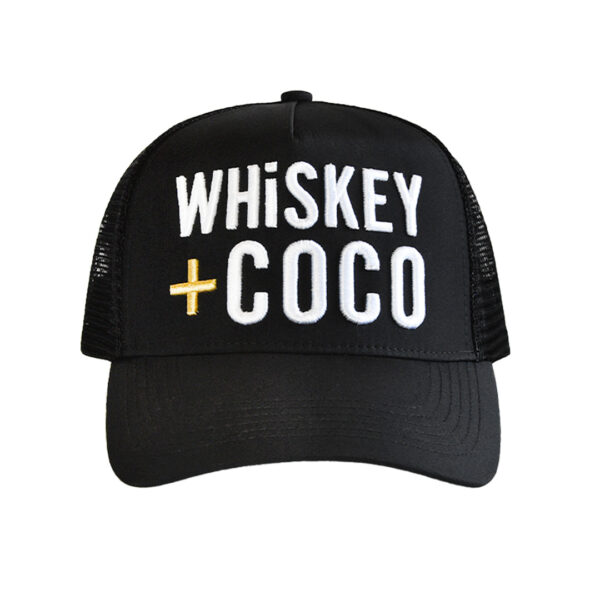 WHiSKEY + COCO Trucker - Black