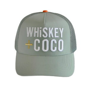 WHiSKEY + COCO Trucker - Light Olive Green