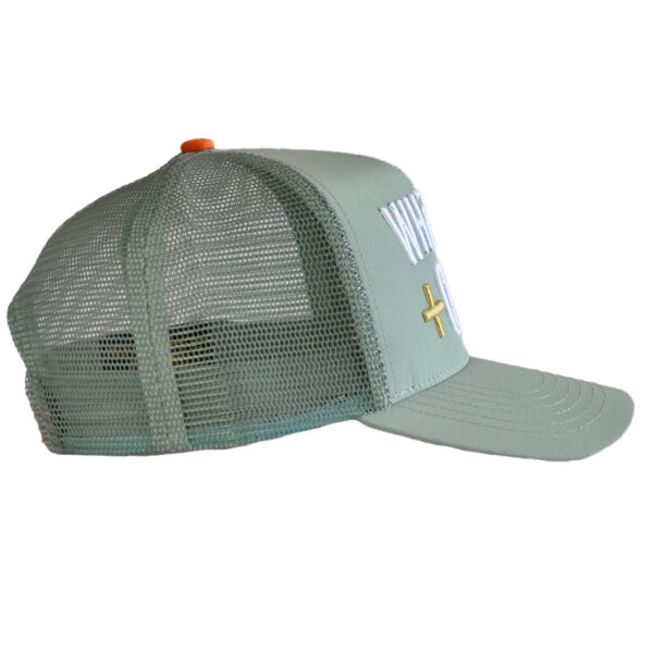 WHiSKEY + COCO Trucker - Light Olive Green